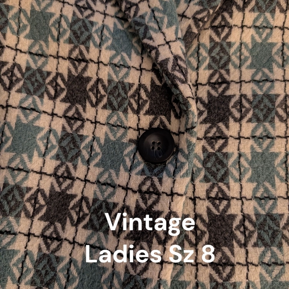 Pappagallo Blue and White Plaid Blazer - Picture 3 of 4